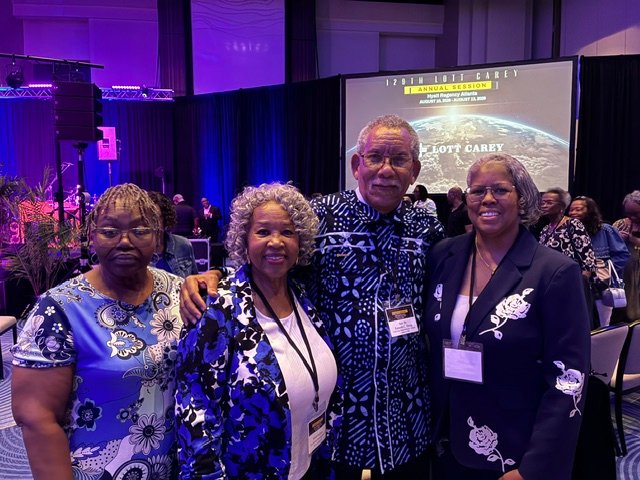 The Lott Carey 129th Annual Session held at the Hyatt Regency 265 Peachtree Road NE Atlanta, GA
Sis. Carolyn Thompson, Sis. Sheila Sullivan
-Rev. Dr. Kenneth Ebong
Superintendent, Lott Carey
Baptist Mission of Nigeria 🇳🇬 Mission Foci-Nigeria
Priscilla Denise Waller, FCMU President